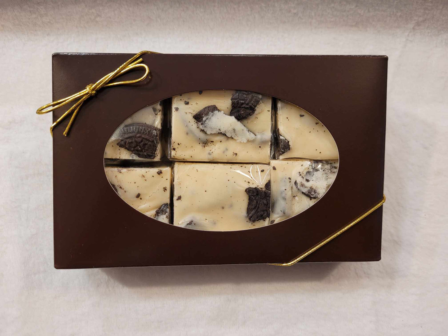6 piece Cookies 'n Cream Fudge in gift box