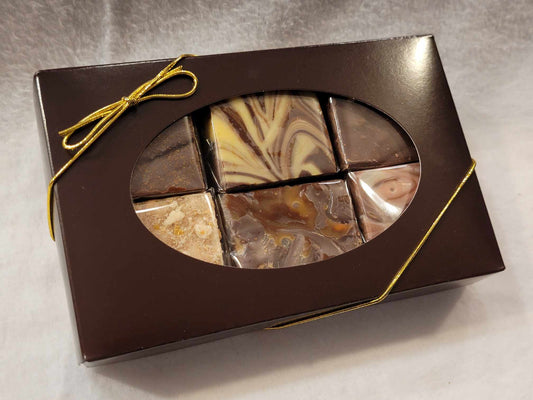 6 Piece Fudge Sampler in Gift Box