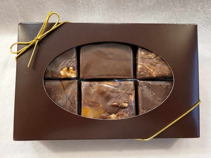 6 Piece Chocolate Lovers Fudge Gift Box