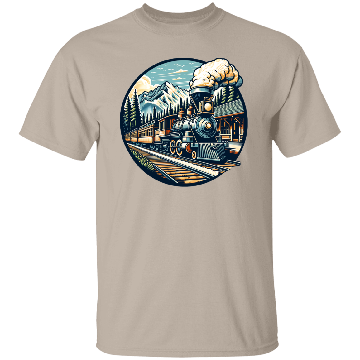 Train at Station - T-shirts, Hoodies and Sweatshirts