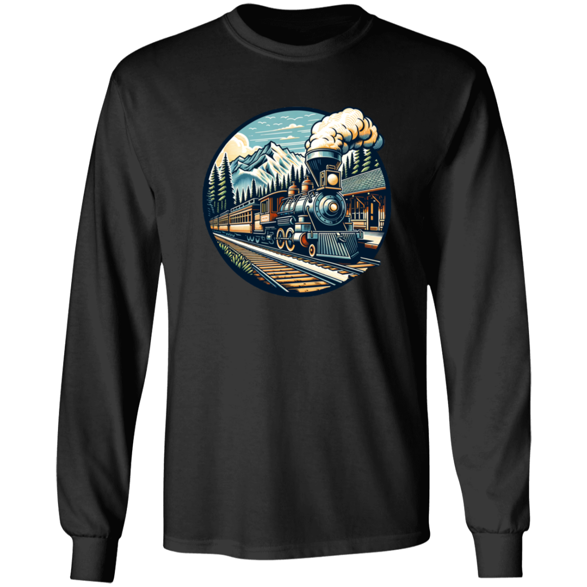 Train at Station - T-shirts, Hoodies and Sweatshirts