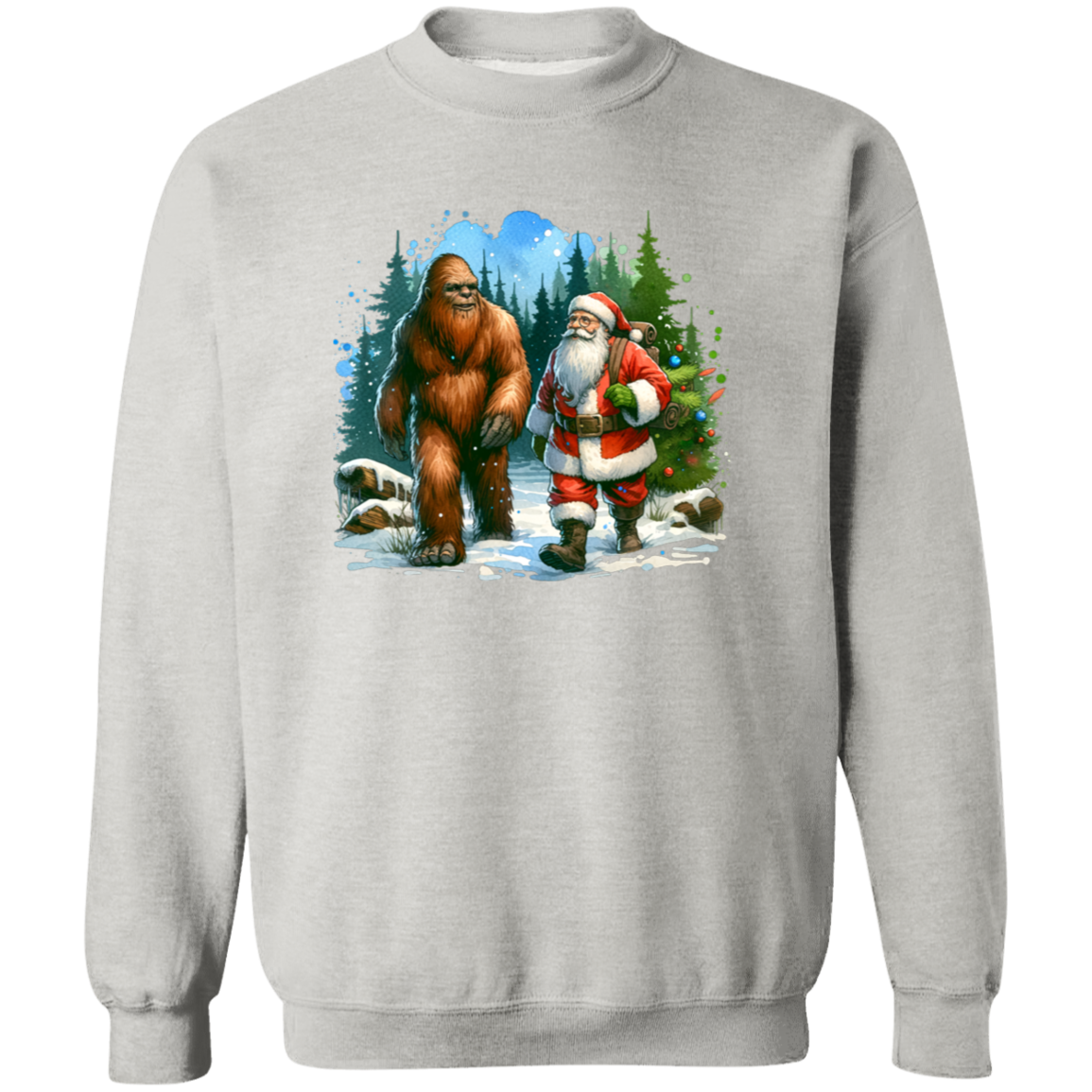 Santa & Sasquatch T-Shirts, Hoodies and Sweatshirts