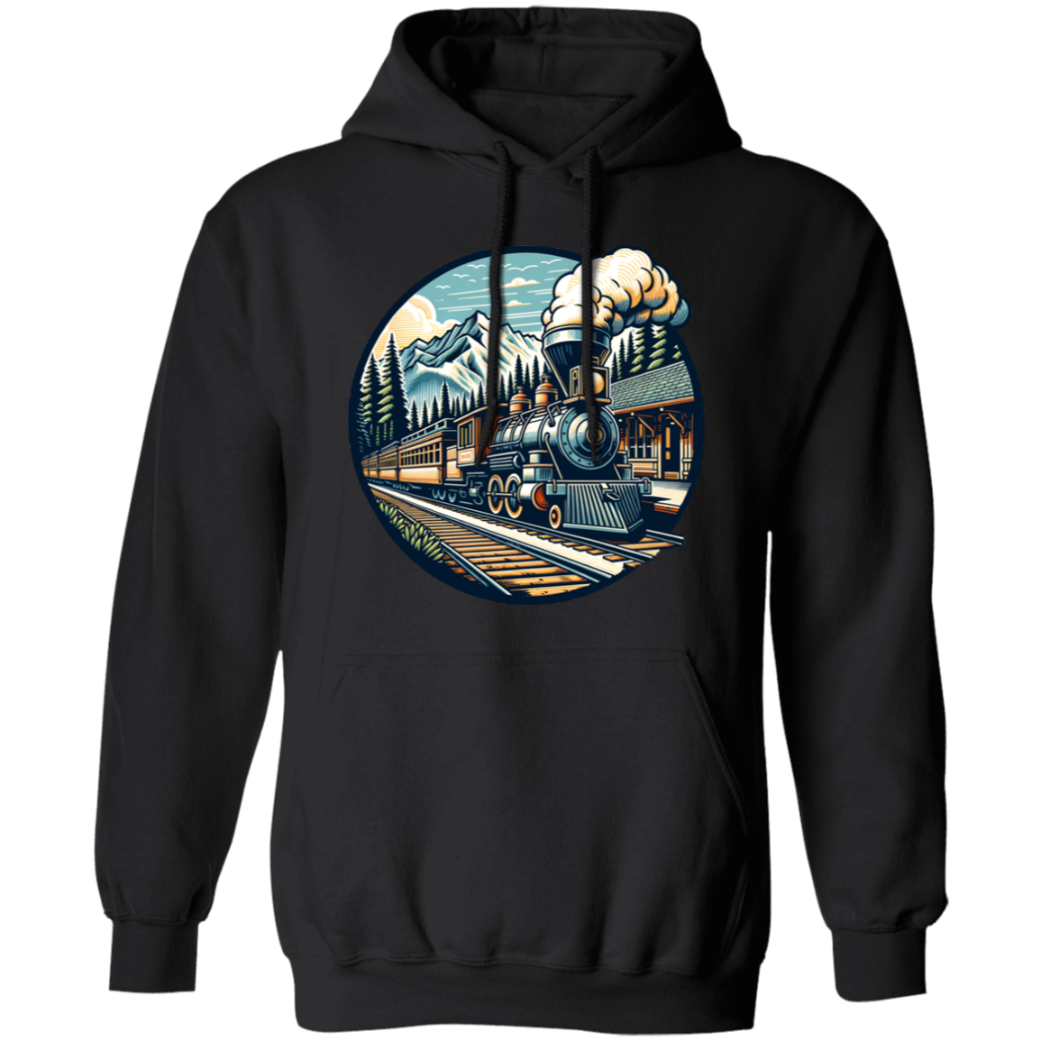 Train at Station - T-shirts, Hoodies and Sweatshirts