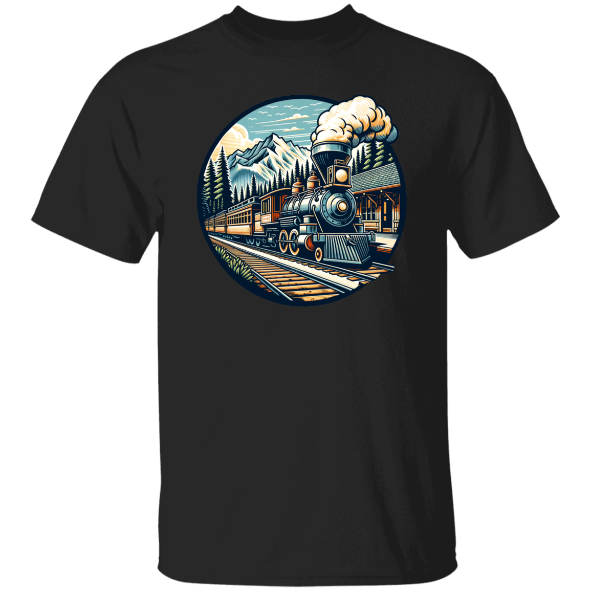 Train at Station - T-shirts, Hoodies and Sweatshirts
