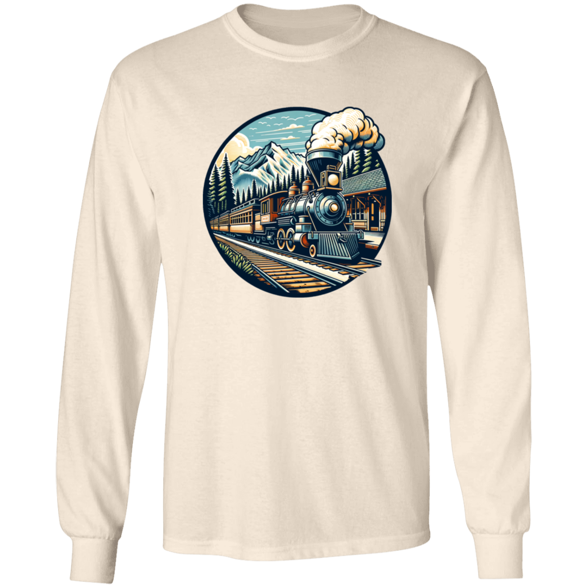 Train at Station - T-shirts, Hoodies and Sweatshirts