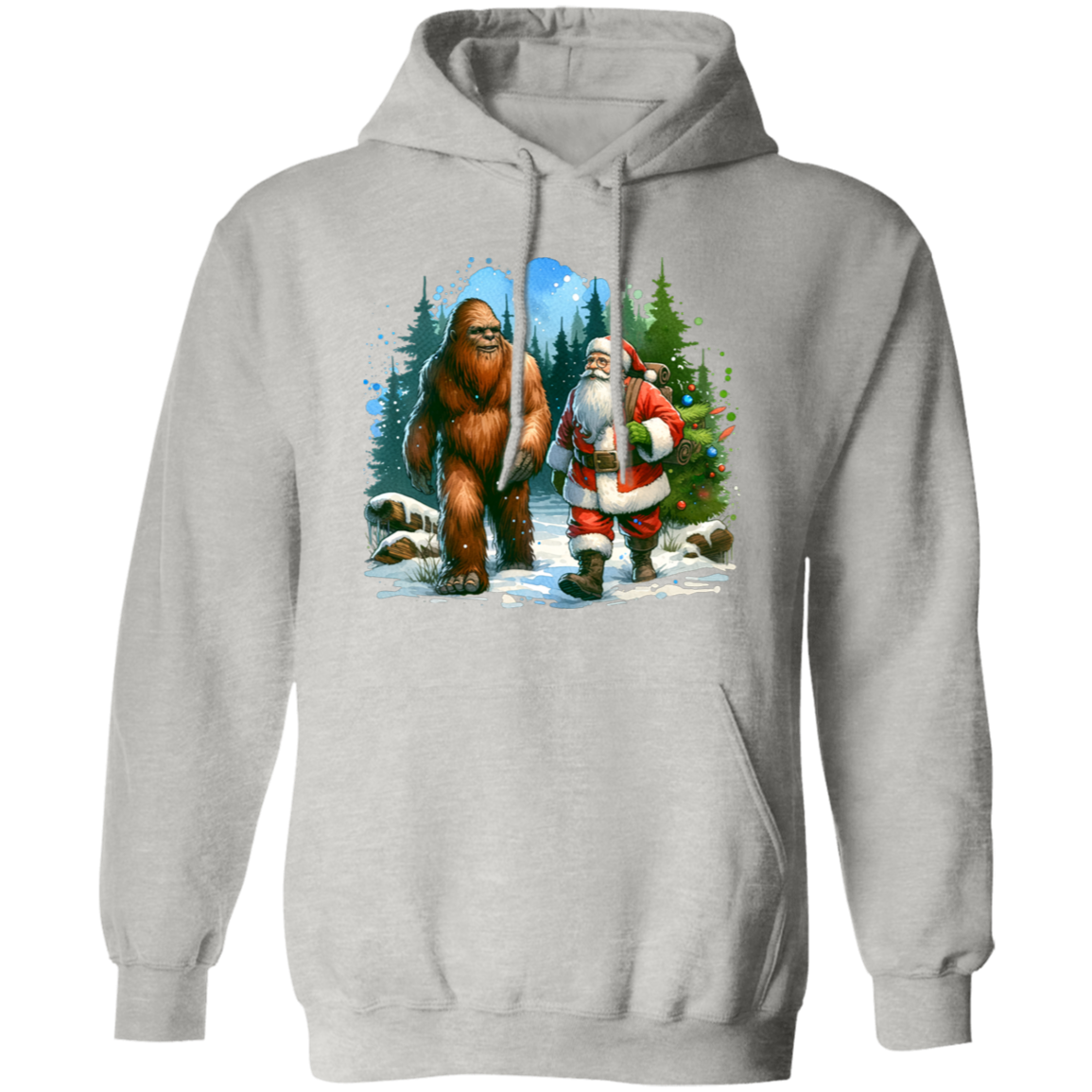 Santa & Sasquatch T-Shirts, Hoodies and Sweatshirts