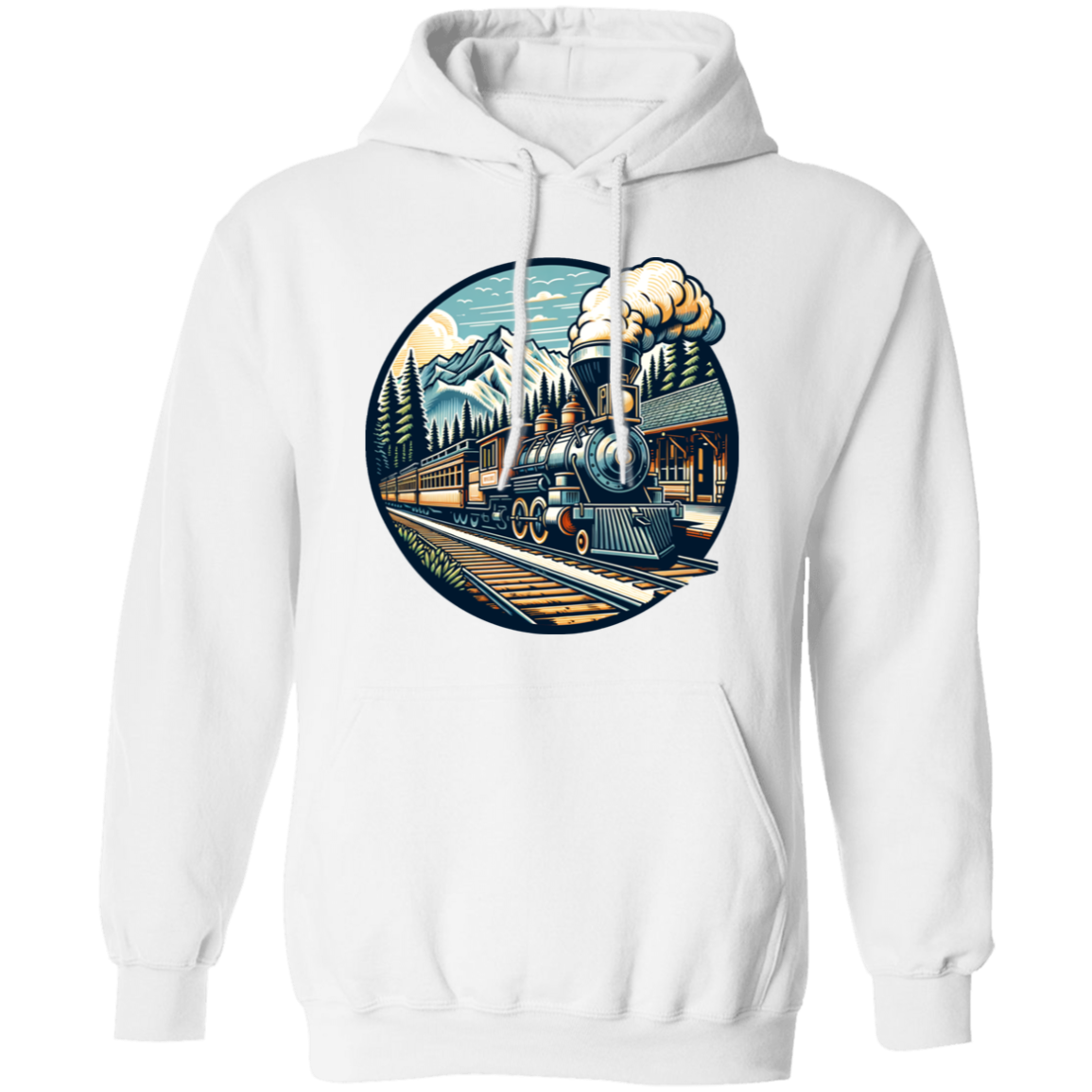 Train at Station - T-shirts, Hoodies and Sweatshirts