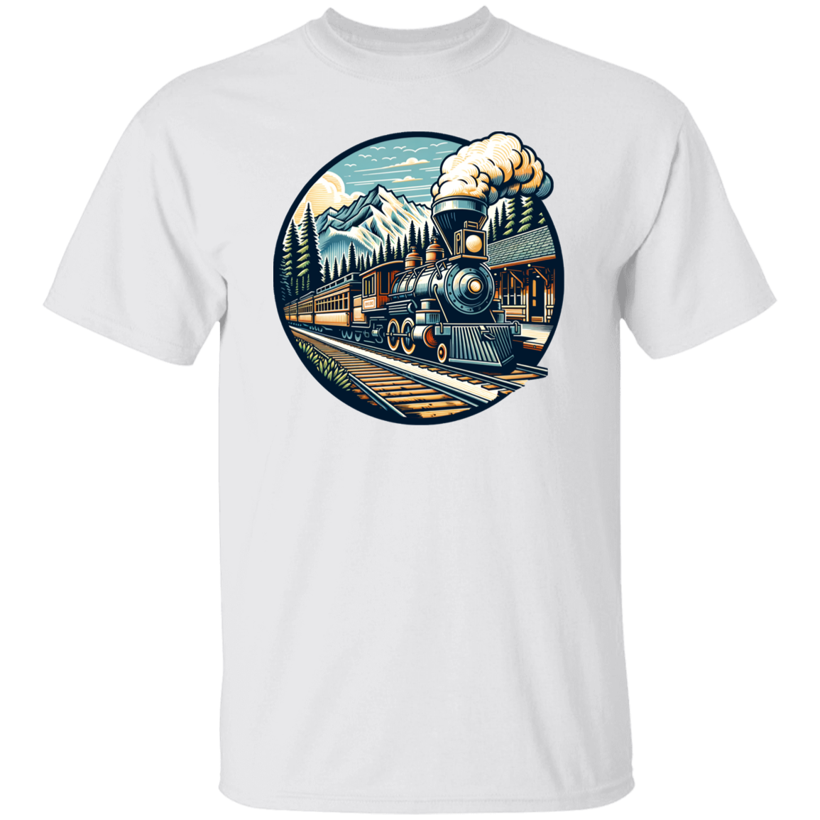 Train at Station - T-shirts, Hoodies and Sweatshirts