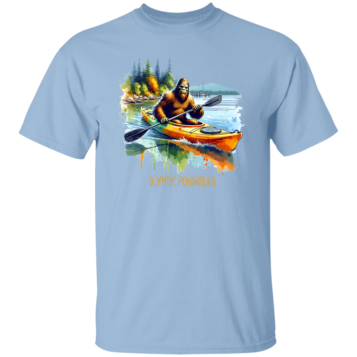 Sasquatch in Kayak - Olympic Peninsula T-shirts, Hoodies and Sweatshirts