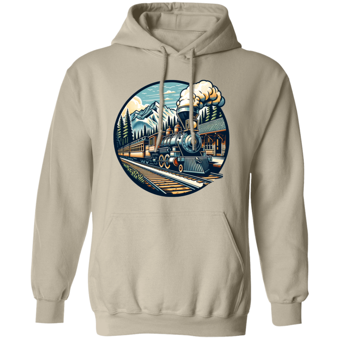 Train at Station - T-shirts, Hoodies and Sweatshirts