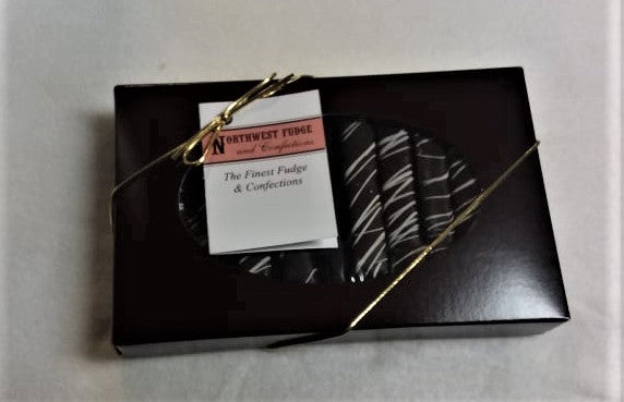 16 Chocolate Covered Jelly Strings - Orange, Raspberry, Marionberry in gift box