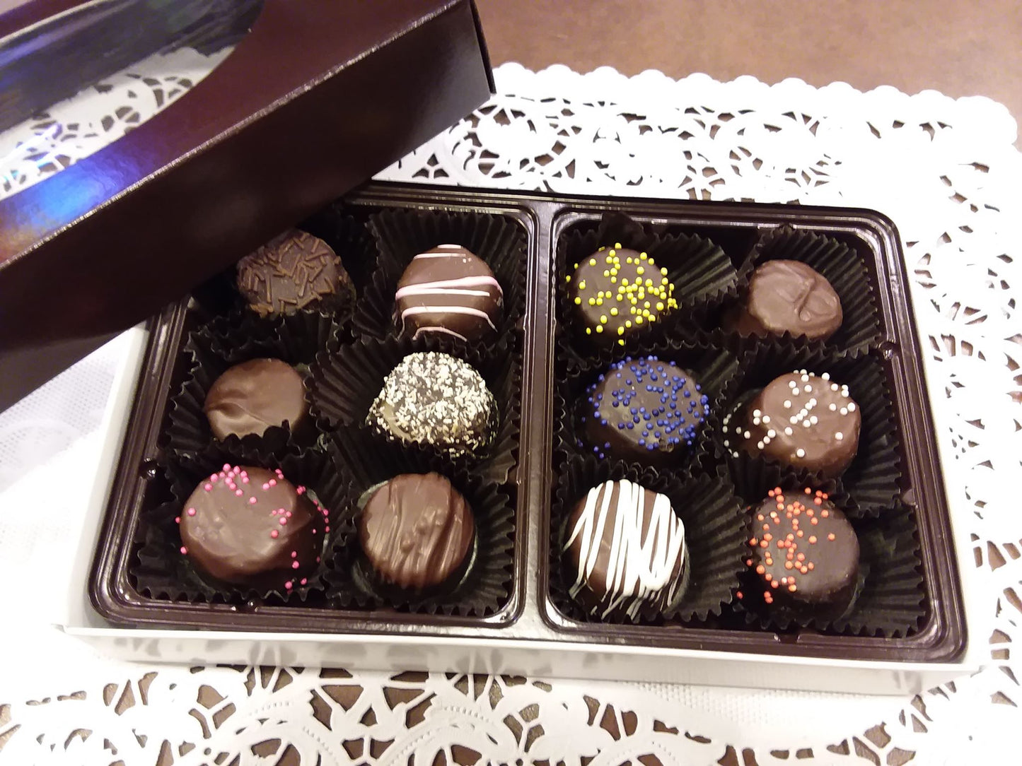 Gift box or assorted chocolate covered creams