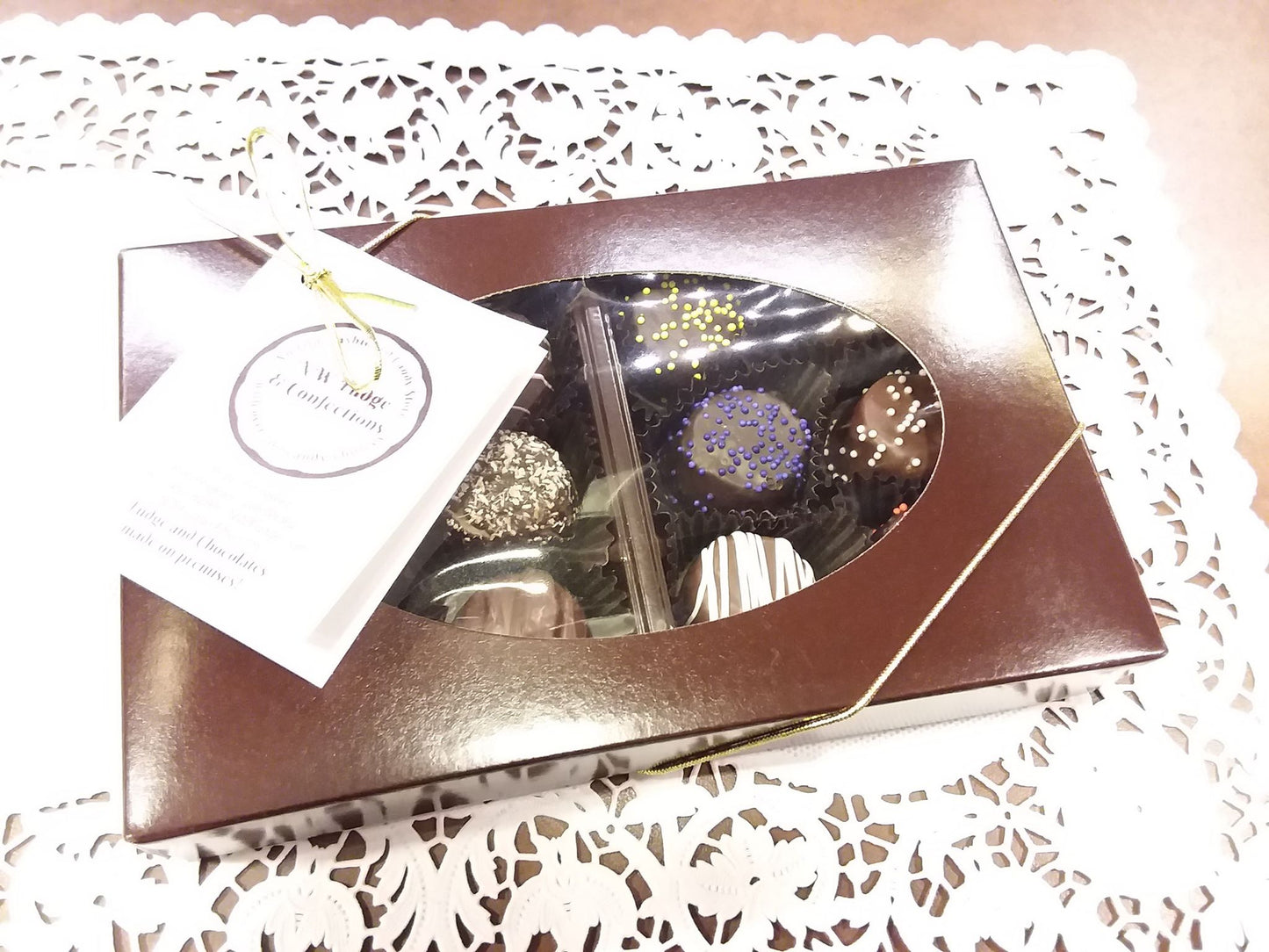 12 piece cream assortment in gift box