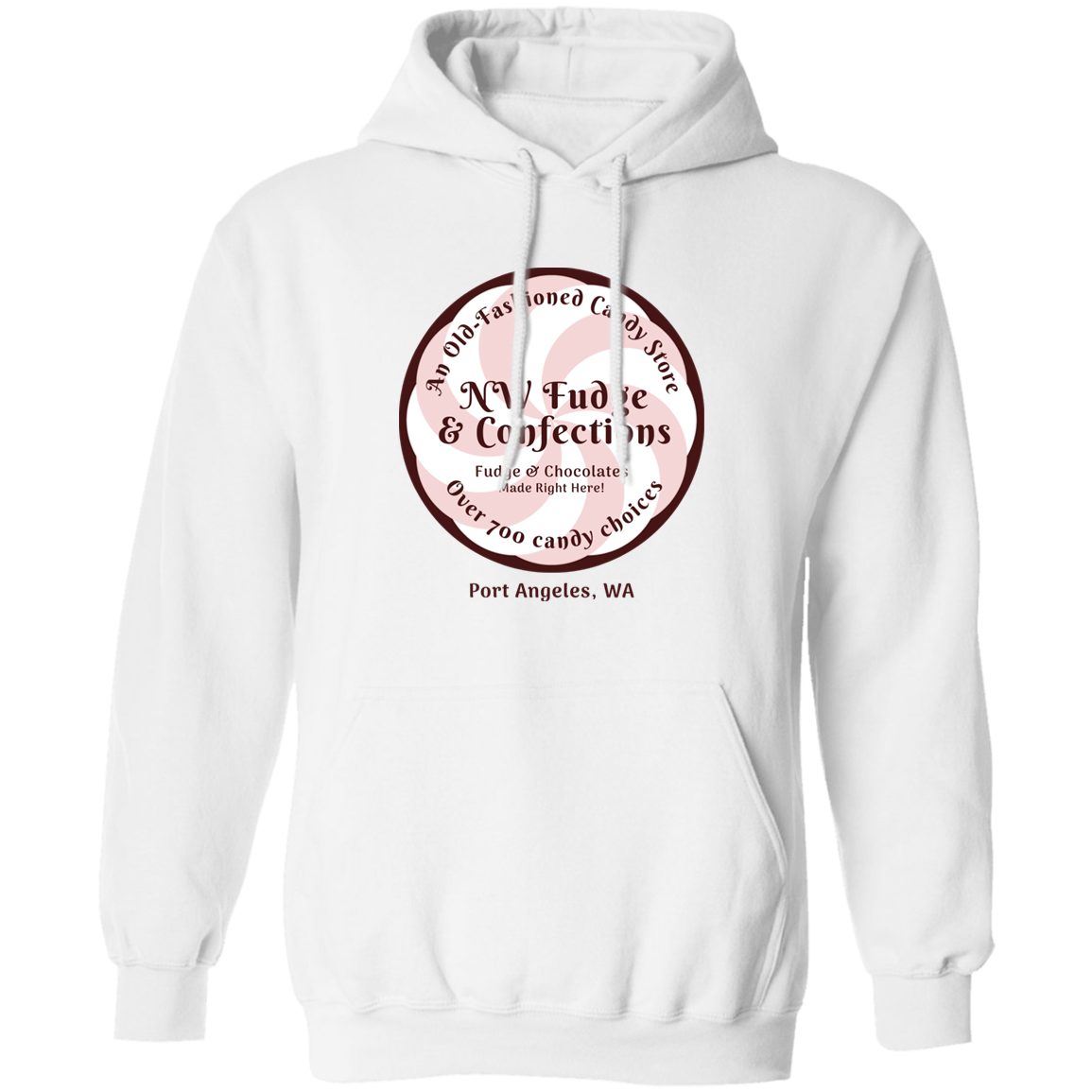 NW Fudge & Confections Pullover Hoodie