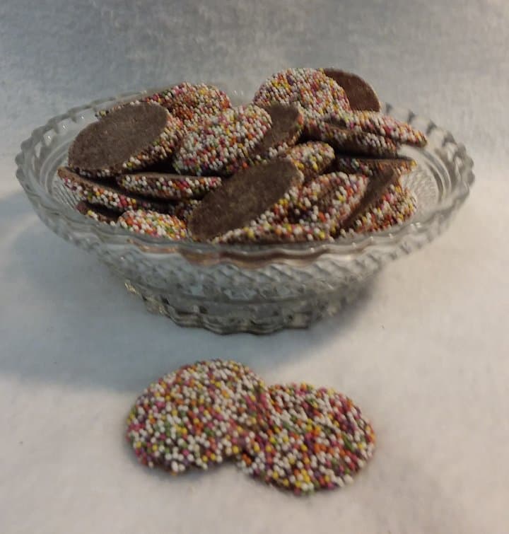 Nonpareils - Milk, Dark or White Chocolate - .75 pounds