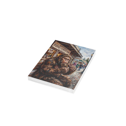 Retro Sasquatch Art Postcard Bundles (envelopes included)