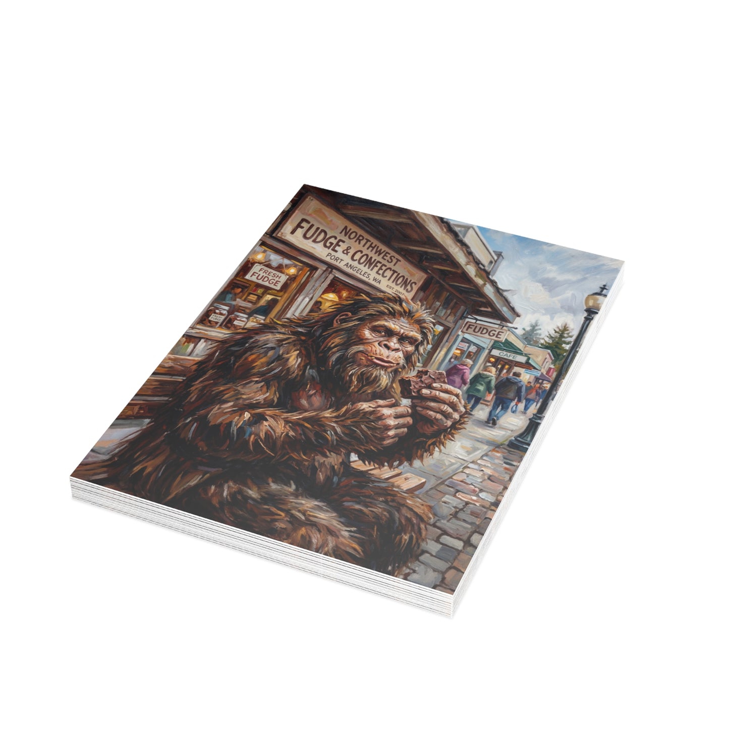 Retro Sasquatch Art Postcard Bundles (envelopes included)