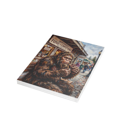 Retro Sasquatch Art Postcard Bundles (envelopes included)