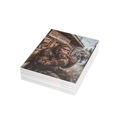 Retro Sasquatch Art Postcard Bundles (envelopes included)