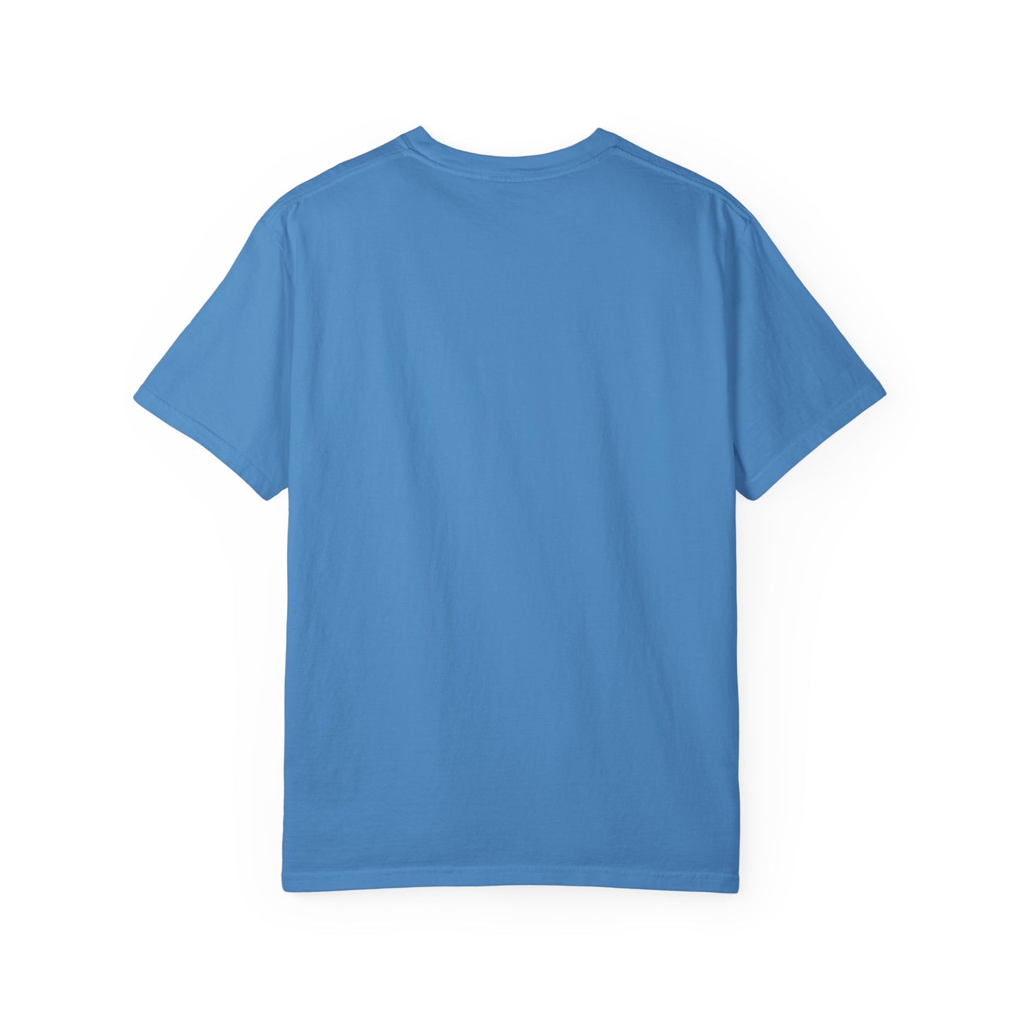 Starry Mountain Landscape T-Shirt — Van Gogh Style Night Sky over Wildflower Valley