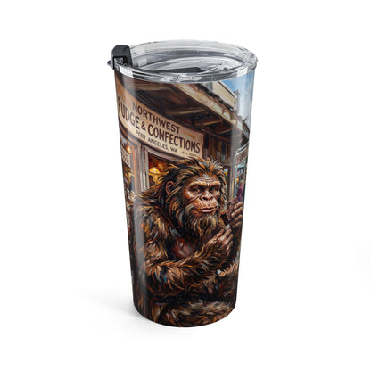 Bigfoot Fudge Shop 20oz Tumbler — Sasquatch Coffee Travel Mug