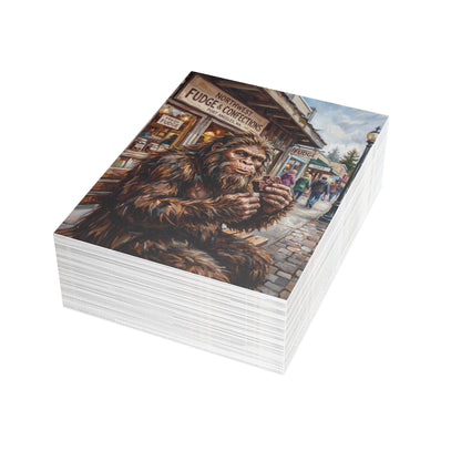 Retro Sasquatch Art Postcard Bundles (envelopes included)