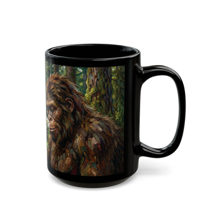 Bigfoot Forest Mug – Sasquatch Peaceful Nature Coffee Cup (11oz/15oz)