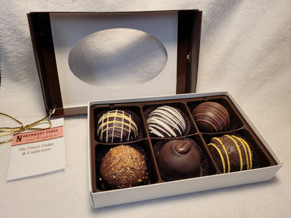 6 piece Fruit Lovers Truffle Box