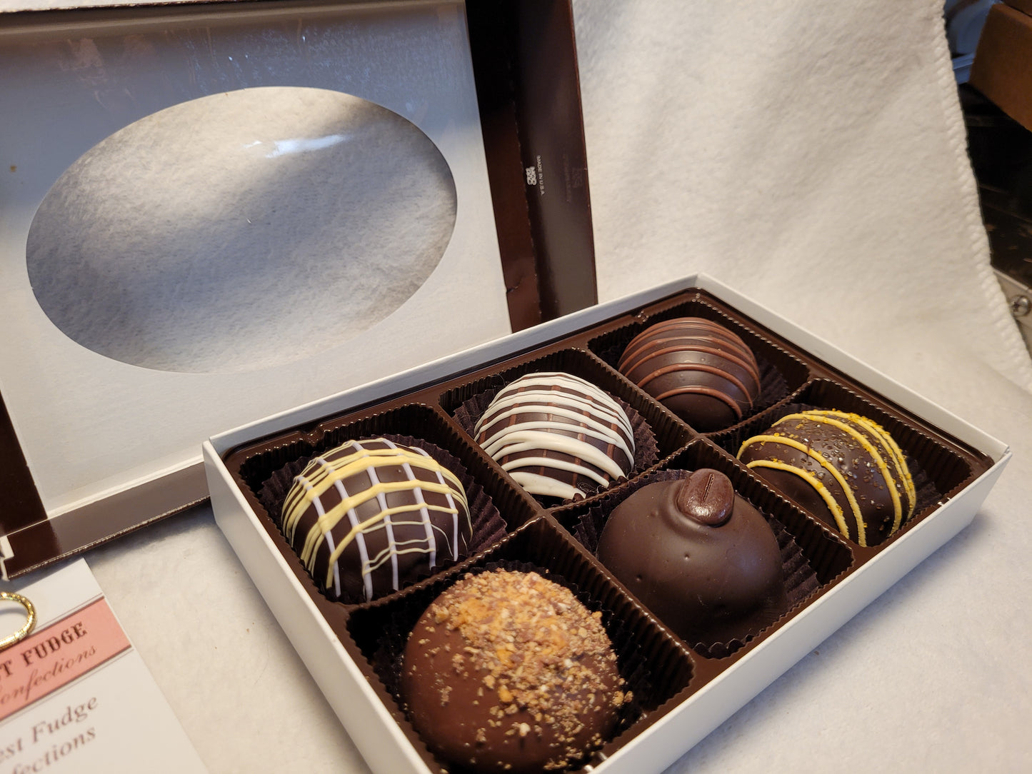6 piece Fruit Lovers Truffle Box