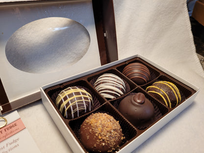 6 piece Fruit Lovers Truffle Box