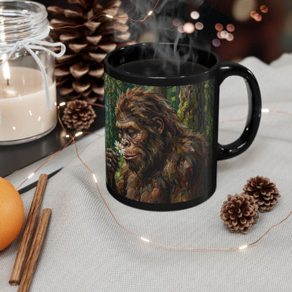 Bigfoot Forest Mug – Sasquatch Peaceful Nature Coffee Cup (11oz/15oz)