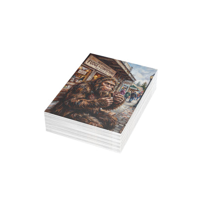 Retro Sasquatch Art Postcard Bundles (envelopes included)