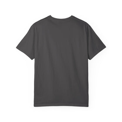 Starry Mountain Landscape T-Shirt — Van Gogh Style Night Sky over Wildflower Valley