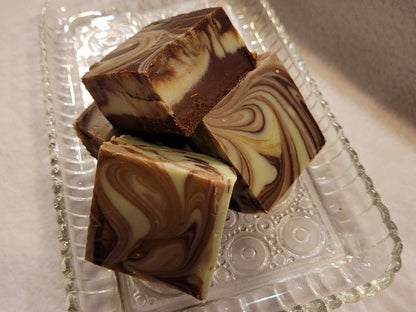 Mint Chocolate Swirl Fudge