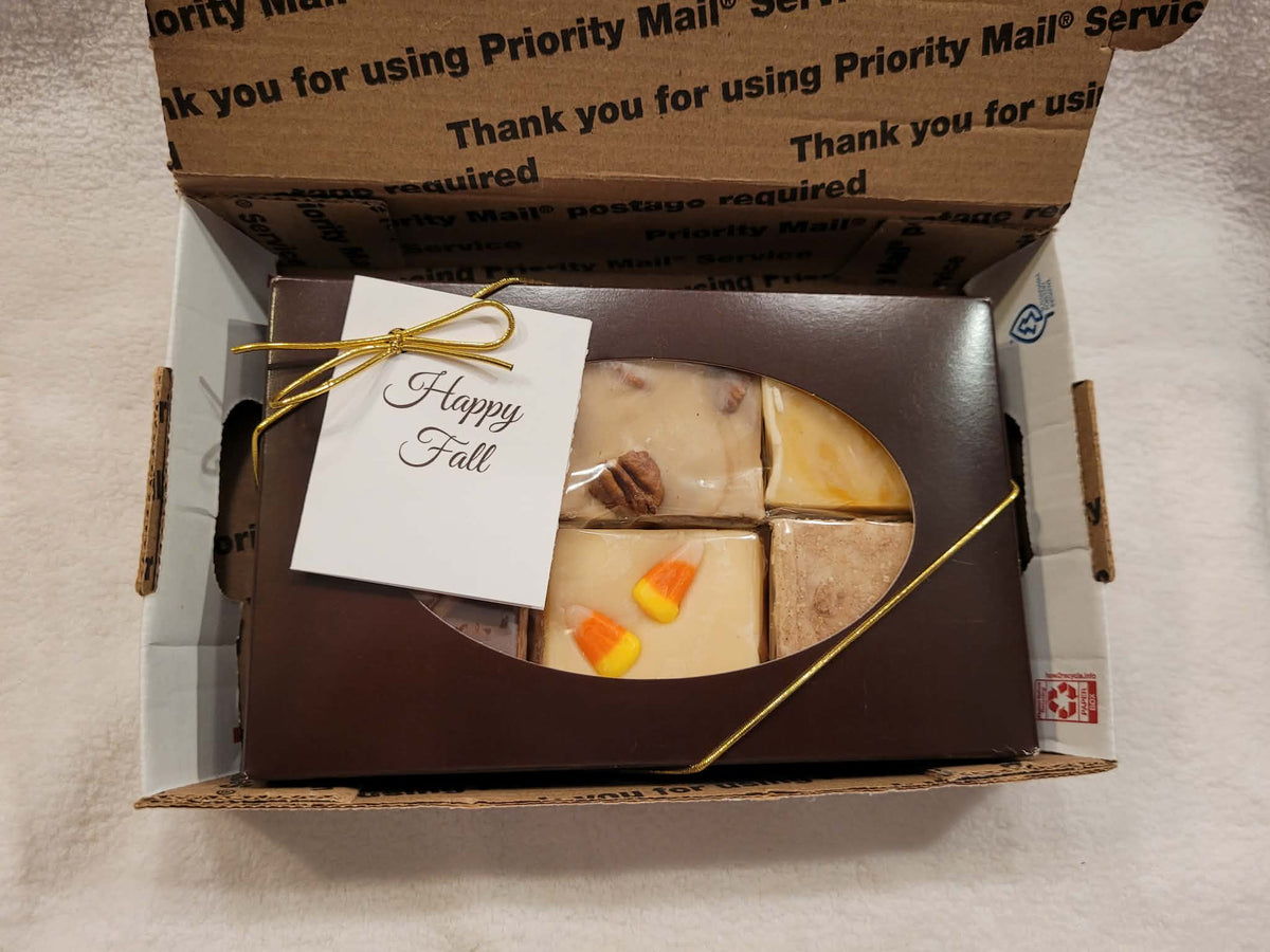 Fall Fudge Special in shipping box