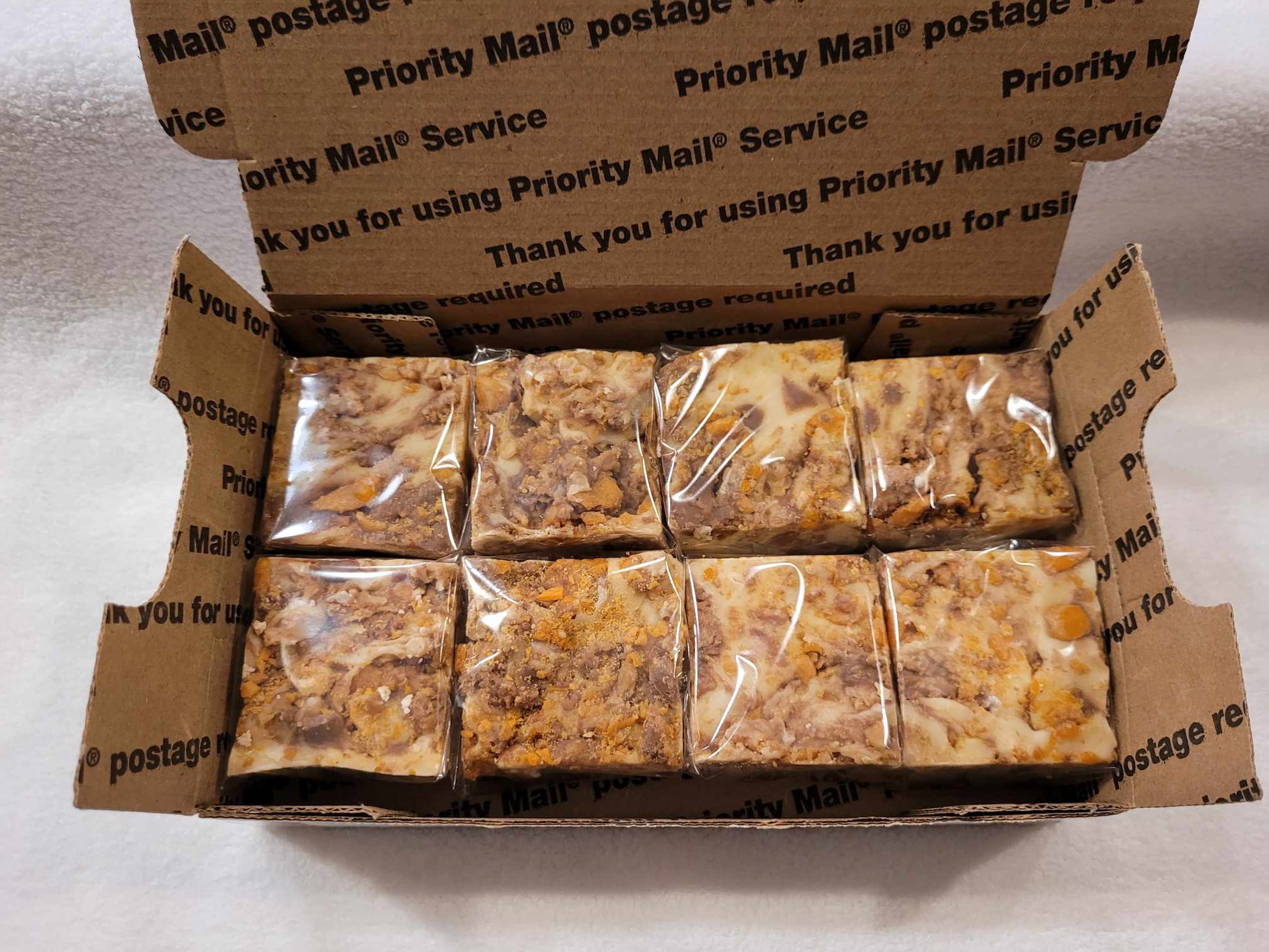 8 piece Fudge with Butterfinger