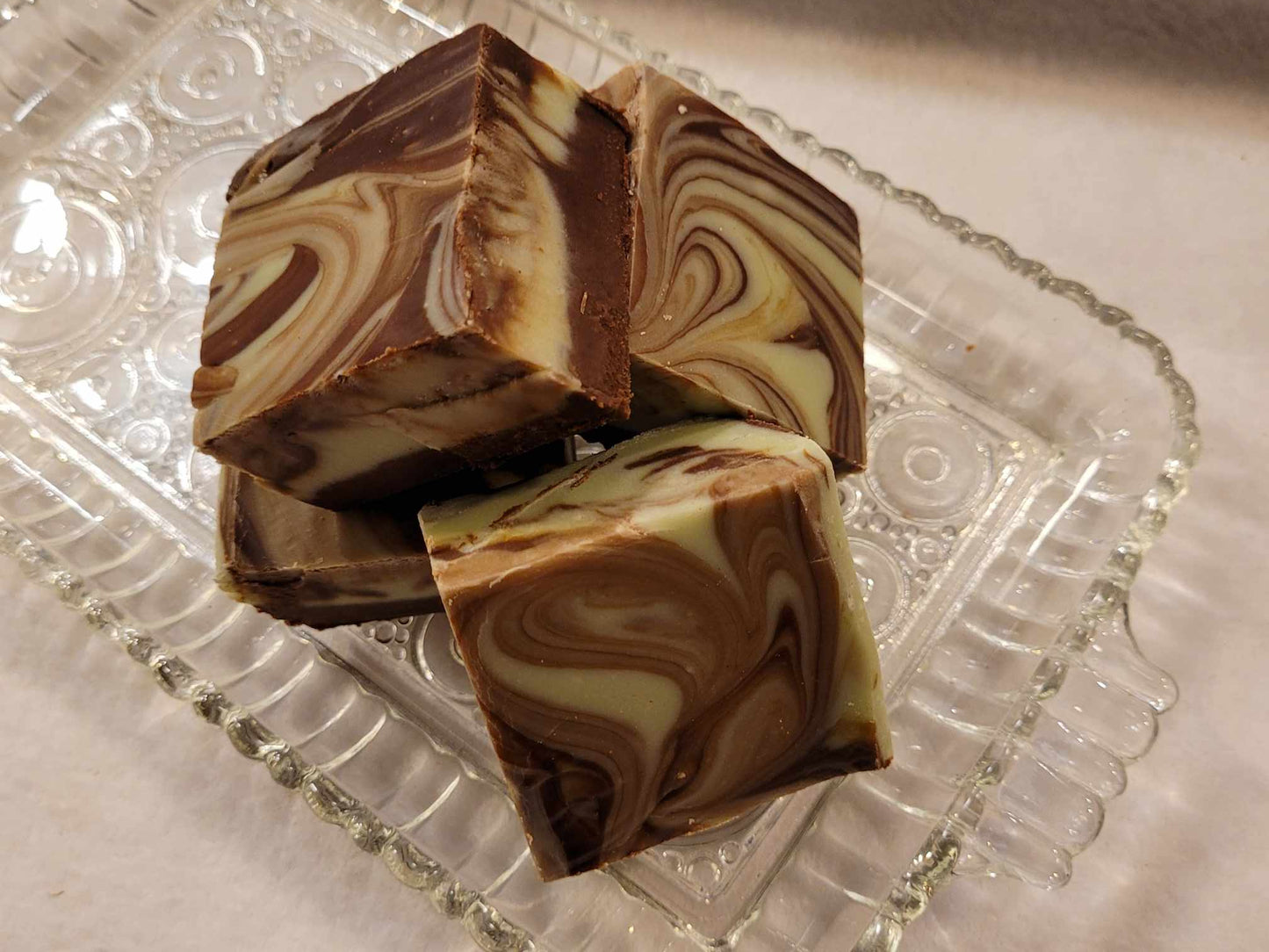 Mint Chocolate Swirl Fudge