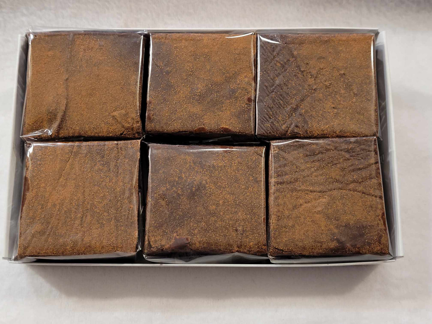 6 piece mexican hot chocolate fudge