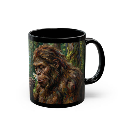 Bigfoot Forest Mug – Sasquatch Peaceful Nature Coffee Cup (11oz/15oz)