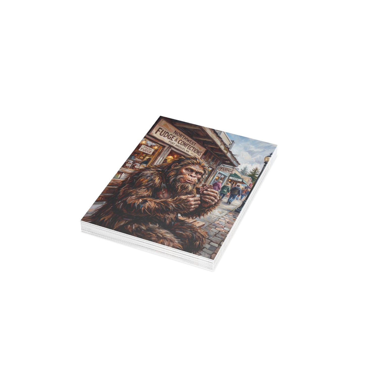 Retro Sasquatch Art Postcard Bundles (envelopes included)