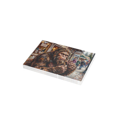 Retro Sasquatch Art Postcard Bundles (envelopes included)