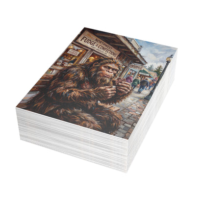 Retro Sasquatch Art Postcard Bundles (envelopes included)