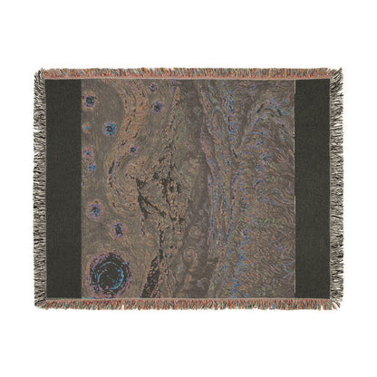 Starry Night Woven Blanket / Mt Rainier with Lupines