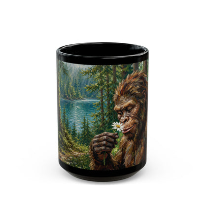 Bigfoot Forest Mug – Sasquatch Peaceful Nature Coffee Cup (11oz/15oz)