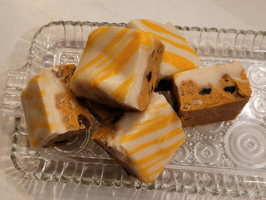 Carrot Cake Fudge – with Walnuts & Raisins