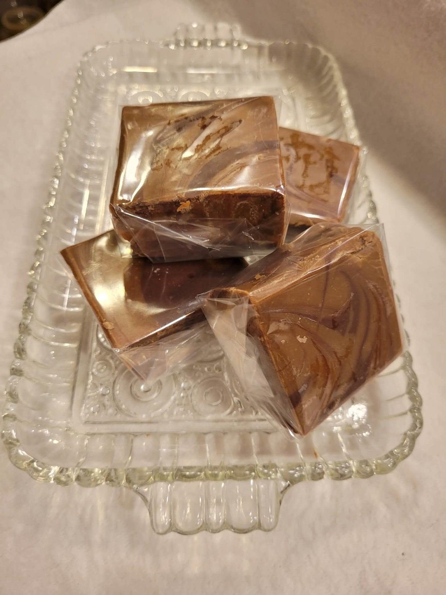 4 piece Chocolate Caramel  Mocha fudge