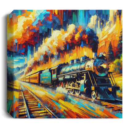 Denver Pacific Train Canvas Art Prints