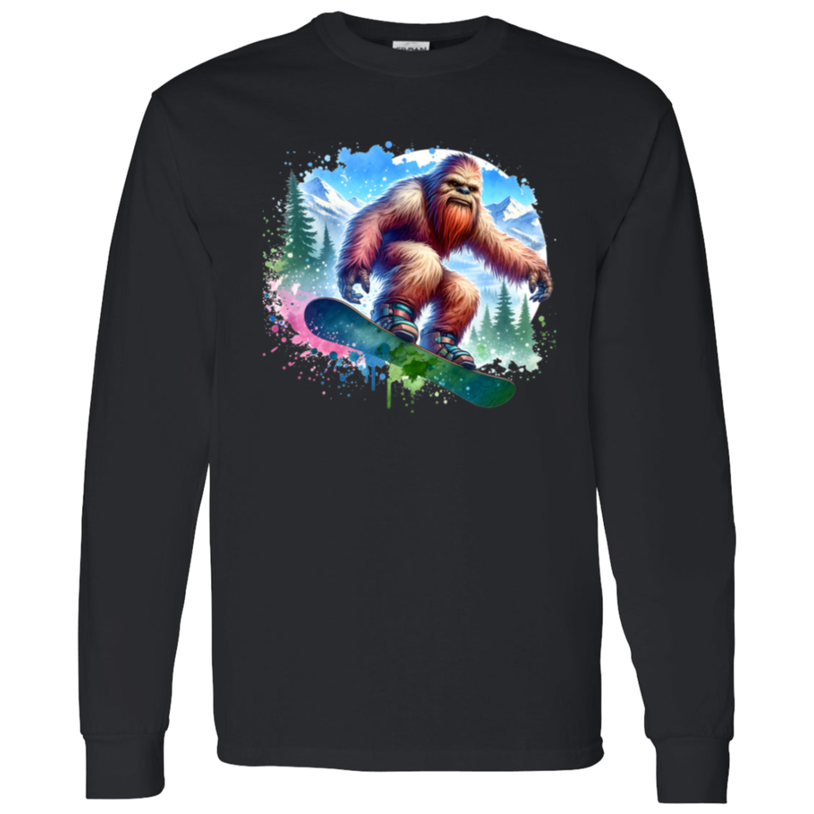 Snowboarding Sasquatch T-Shirts, Hoodies and Sweatshirts