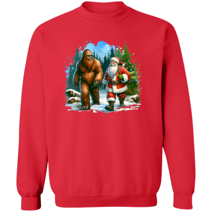 Santa & Sasquatch T-Shirts, Hoodies and Sweatshirts