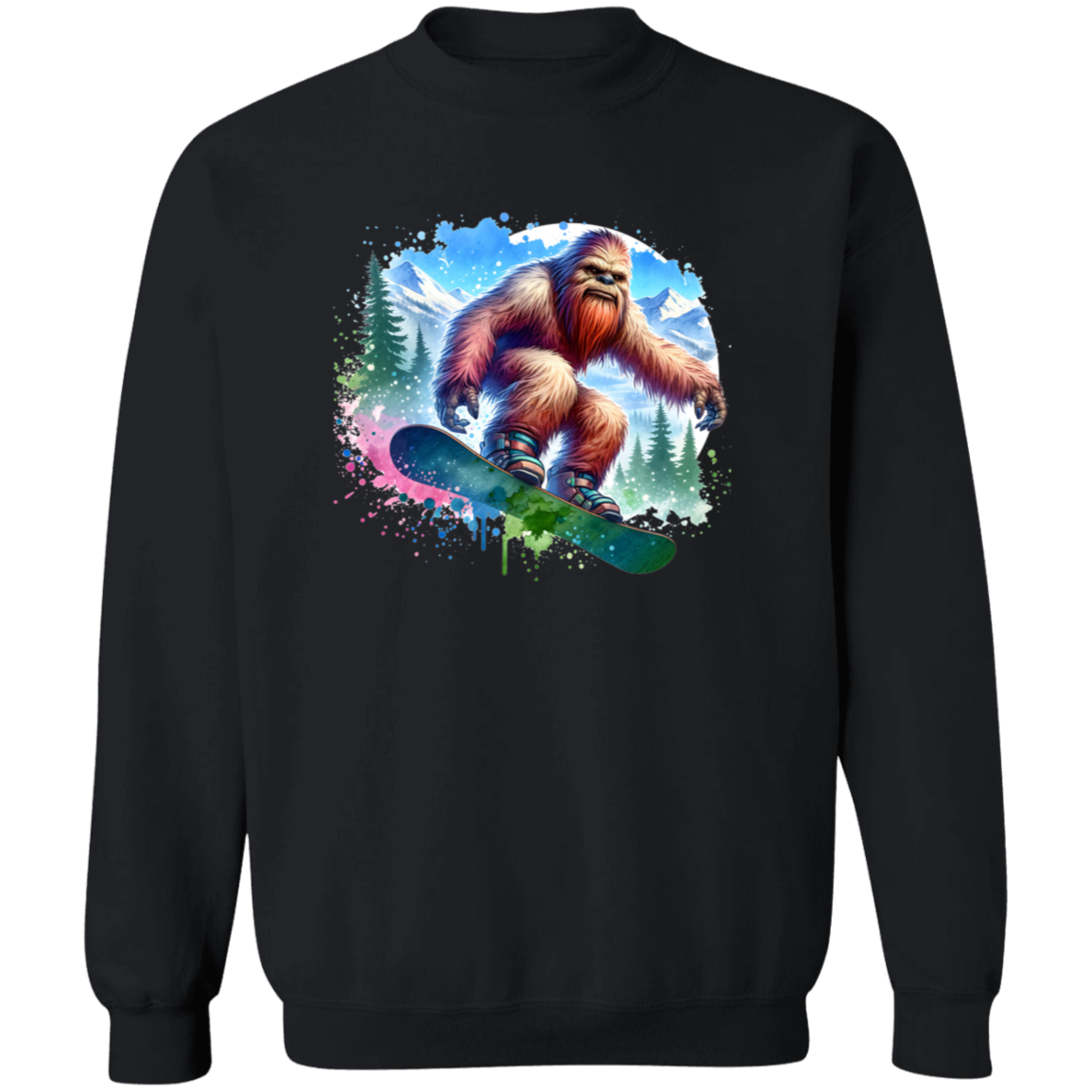 Snowboarding Sasquatch T-Shirts, Hoodies and Sweatshirts